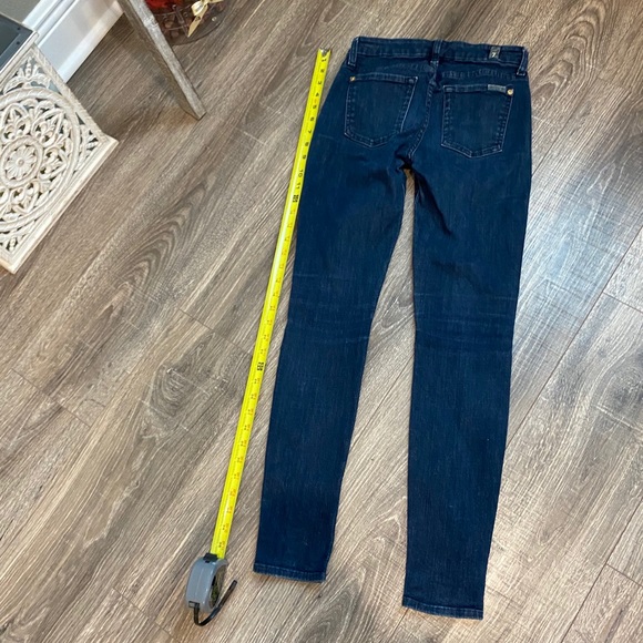 7 for all ManKind blue jeans size 24 - Picture 4 of 6